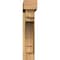Ekena Millwork Merced Block Rough Sawn Bracket w/ Offset Brace, Western Red Cedar, 6"W x 28"D x 28"H BKT0604X28X28MRC05RWR - alternate 2